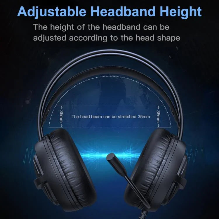 ONIKUMA X88 Head-mounted RGB Light E-Sports Gaming Headset, Cable Length: 2.2m, X88