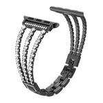 xDfind Three Diamond Metal Watch Band, For Apple Watch 42 / 44 / 45 / 46 / 49mm, For Apple Watch 38 / 40 / 41 / S10 42mm