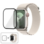 Buckle Loop Nylon Watch Band with 3D Curved Film, For Apple Watch Series 10 42mm
