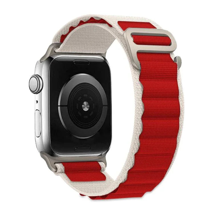 Buckle Loop Nylon Watch Band with 3D Curved Film, For Apple Watch Series 40mm