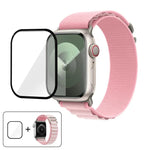 Buckle Loop Nylon Watch Band with 3D Curved Film, For Apple Watch Series 42mm