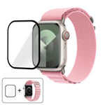 Buckle Loop Nylon Watch Band with 3D Curved Film, For Apple Watch Series 42mm