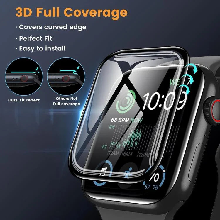 Buckle Loop Nylon Watch Band with 3D Curved Film, For Apple Watch Series 38mm