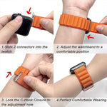 Buckle Loop Nylon Watch Band with 3D Curved Film, For Apple Watch Series 42mm