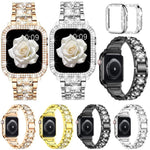 xDfind Diamond Jewelry Metal Watch Band with Case, For Apple Watch Series 10 46mm, For Apple Watch Series 10 42mm, For Apple Watch Series 44mm, For Apple Watch Series 40mm, For Apple Watch Ultra 2 / 1 49mm, For Apple Watch Series 45mm                  ...