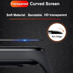 Silicone Leather Skin Watch Band with 3D Curved Film, For Samsung Galaxy Watch8 Classic 46mm, For Samsung Galaxy Watch8 44mm, For Samsung Galaxy Watch8 40mm