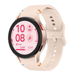 Plain Stitching Silicone Watch Band with 3D Curved Film, For Samsung Galaxy Watch6 44mm, For Samsung Galaxy Watch6 40mm, For Samsung Galaxy Watch6 Classic 43mm, For Samsung Galaxy Watch5 44mm