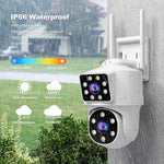 Srihome SH063 4MP Dual Lens Panoramic Surveillance HD Camera, SH063