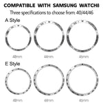 Smart Watch Protective Frame Metal Bezel Ring, Style: A Style, For Galaxy Watch9 / 8 44mm, For Galaxy Watch9 / 8 40mm, For Samsung Galaxy Watch8 Classic 46mm