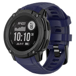 xDfind Quick Release Plastic Connector Solid Color Silicone Watch Band, For Garmin Instinct 2X