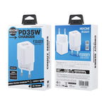 WK WP-U13 Cinsuy Speed PD35W Type-C Fast Charger, EU Plug, UK Plug