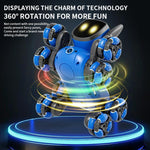 JJR/C Q200 Small Eight-wheeled Multi-function Remote Control Robot Dog