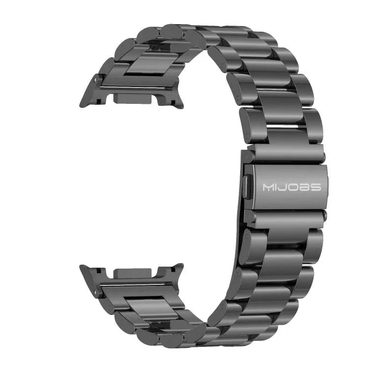 MIJOBS Three Beads Stainless Steel Watch Band, For Samsung Galaxy Watch8 / Watch8 Classic