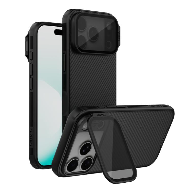 NILLKIN Black Mirror Prop CD Texture Transparent Mirror Cover Phone Case, For iPhone 18 Pro, For iPhone 18 Pro Max, For iPhone 17 Pro Max, For iPhone 17 Pro