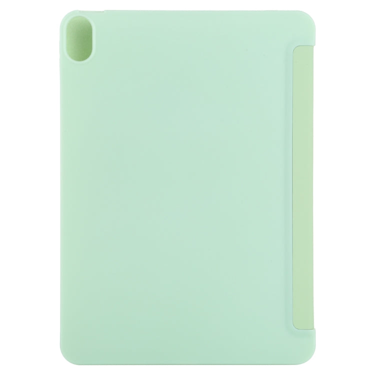 Silicone 3-Folding Full Coverage Leather Case, For iPad Air 2022 / 2020 10.9