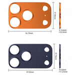 XDcase Titanium Alloy Hollow Camera Lens Protector, For iPhone 17 Pro Max, For iPhone 17 Pro