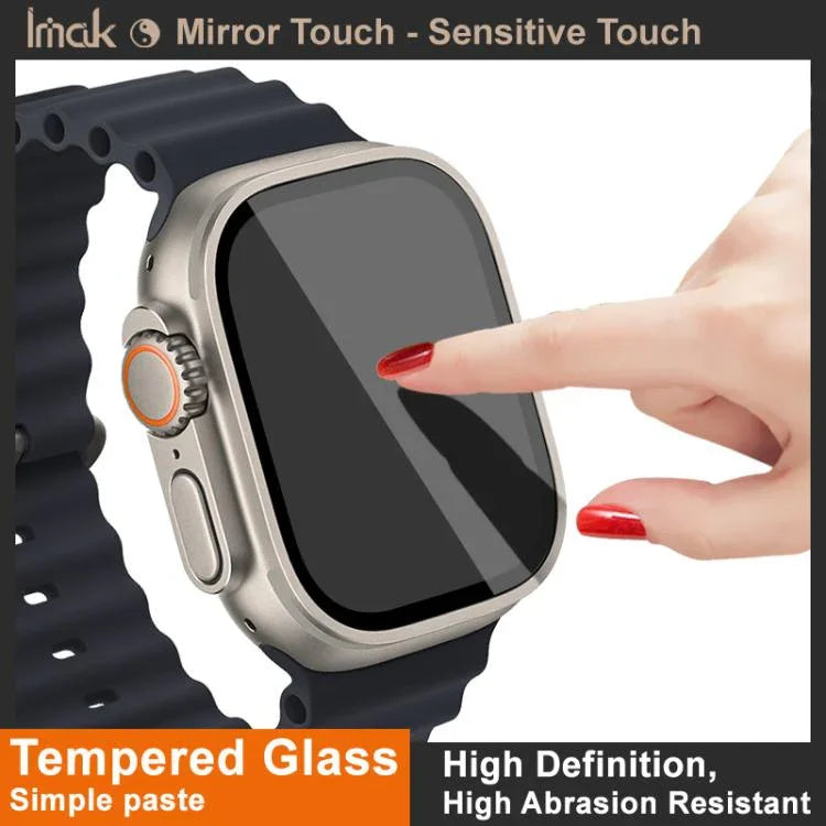 IMAK Tempered Glass Watch Protective Film, For Apple Watch Ultra 1/2/3 49mm