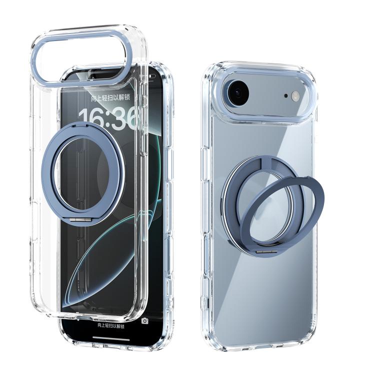 ABEEL MagSafe Q-LUCK Pivot Bracket Transparent Phone Case, For iPhone 17 Pro Max, For iPhone 17 Pro, For iPhone 17, For iPhone Air, For iPhone 16 Pro Max, For iPhone 16 Pro, For iPhone 16 Plus, For iPhone 16