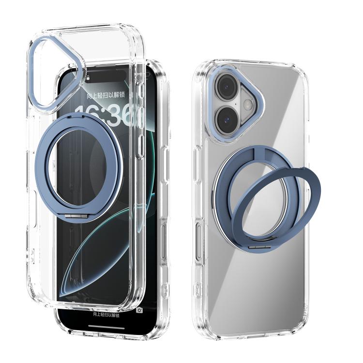 ABEEL MagSafe Q-LUCK Pivot Bracket Transparent Phone Case, For iPhone 17 Pro Max, For iPhone 17 Pro, For iPhone 17, For iPhone Air, For iPhone 16 Pro Max, For iPhone 16 Pro, For iPhone 16 Plus, For iPhone 16