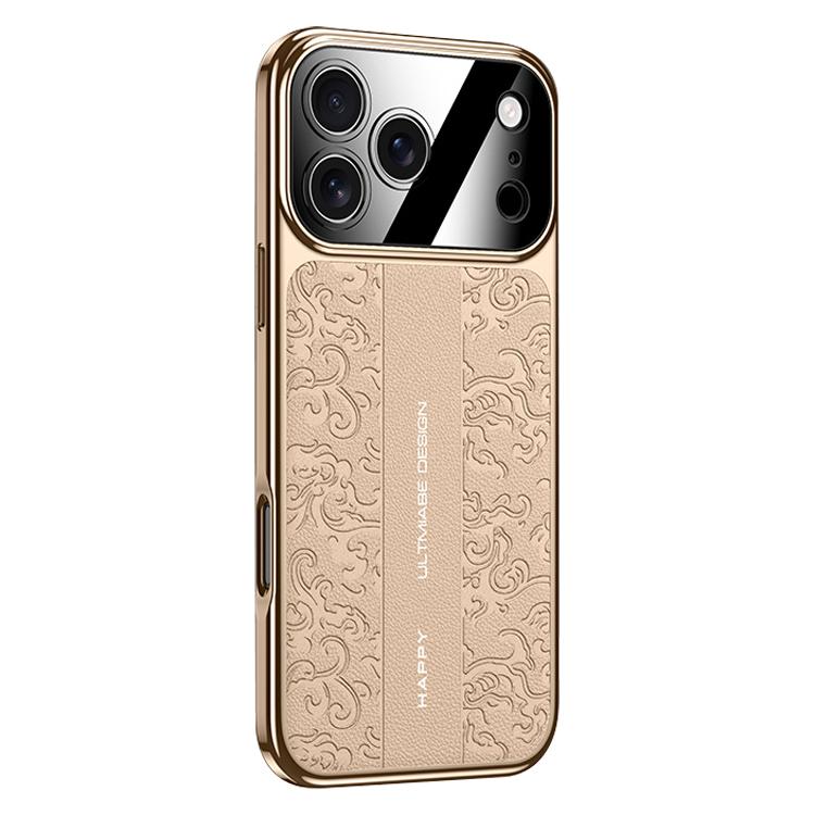 Cloud Dragon Pattern Plain Leather PC Phone Case, For iPhone 17 Pro Max, For iPhone 17 Pro, For iPhone 17, For iPhone Air, For iPhone 16 Pro Max, For iPhone 16 Pro, For iPhone 16, For iPhone 15 Pro Max, For iPhone 15 Pro, For iPhone 15, For iPhone 14  ...