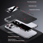 Cloud Dragon Pattern Plain Leather PC Phone Case, For iPhone 14 Pro Max