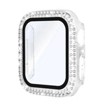 xDfind Double Row Diamond Tempered Glass Film Integrated PC Watch Cover, For Apple Watch Series 6 / 5 / 4 / SE 44mm, For Apple Watch Series 6 / 5 / 4 / SE 40mm, For Apple Watch Series 11 46mm / 10 46mm, For Apple Watch Series 11 42mm / 10 42mm         ...