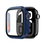 xDfind Change to Ultra 49mm Tempered Glass Film Integrated PC Watch Cover, For Apple Watch Series 6 / 5 / 4 / SE 44mm, For Apple Watch Series 9 / 8 / 7 45mm, For Apple Watch Series 9 / 8 / 7 41mm