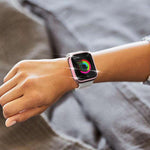 xDfind Single Row Diamond Hollow PC Watch Cover, For Apple Watch Series 11 46mm / 10 46mm, For Apple Watch Series 11 42mm / 10 42mm