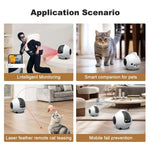 SriHome DH013 4MP Smart Pet Robot Camera, US Plug, UK Plug, EU Plug, AU Plug