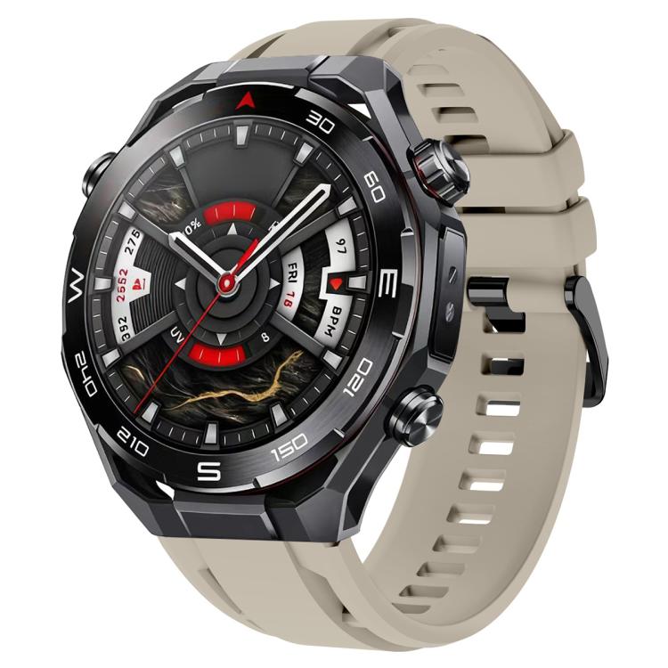 xDfind Black Buckle Sport Silicone Watch Band, For Huawei Watch Ultimate 2