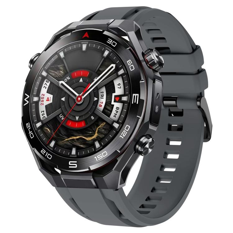 xDfind Black Buckle Sport Silicone Watch Band, For Huawei Watch Ultimate 2