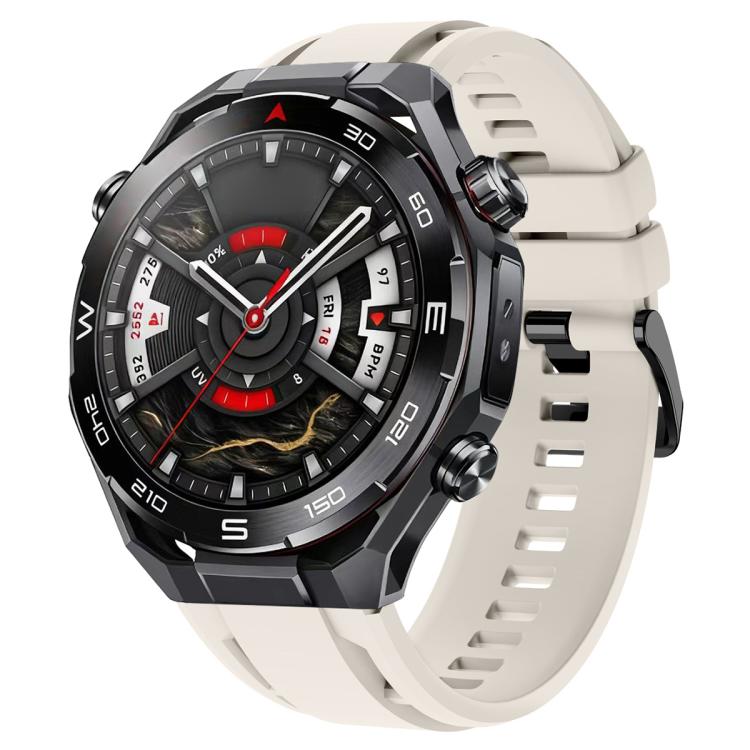 xDfind Black Buckle Sport Silicone Watch Band, For Huawei Watch Ultimate 2