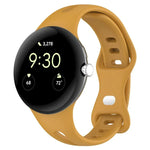 xDfind Small Waist Butterfly Buckle Silicone Watch Band, For Google Pixel Watch 4 / 3 / 2 / 1 41mm