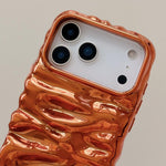 Cream Texture Electroplating TPU Full Coverage Phone Case, For iPhone 14 Pro, For iPhone 14 Pro Max, For iPhone 13