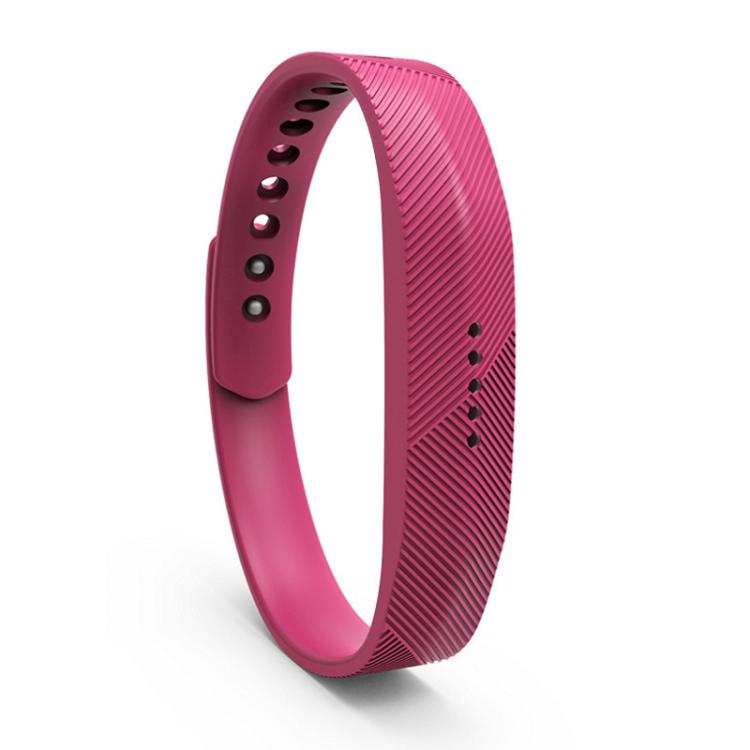 For Fitbit Flex 2 xDfind Translucent Film Metal Buckle Silicone Watch Band, S, L