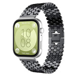 xDfind Fish Scale Texture Metal Watch Band, For Huawei Watch Fit4 / Fit4 Pro / Fit3