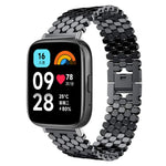 xDfind Fish Scale Texture Metal Watch Band, For Xiaomi Band 10 Pro/9 Pro/Redmi Watch 6/5, For Redmi Watch 3 Active / Watch 3 Lite, For Redmi Watch 3
