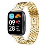 xDfind Fish Scale Texture Metal Watch Band, For Xiaomi Band 10 Pro/9 Pro/Redmi Watch 6/5, For Redmi Watch 3 Active / Watch 3 Lite, For Redmi Watch 3