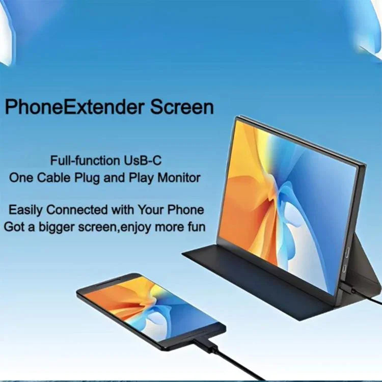 P105A01D 10.5 inch IPS Portable Monitor with HD / Type-C Extend, US Plug, 10.5 inch