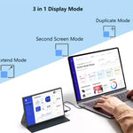 P105A01D 10.5 inch IPS Portable Monitor with HD / Type-C Extend, US Plug, 10.5 inch