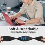 xDfind Black Buckle Sport Elastic Twill Pattern Nylon Watch Band, For WHOOP 5.0 Standard Version