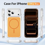 Crystal Frosted Skin Feel Magnetic MagSafe Phone Case, For iPhone 17 Pro Max, For iPhone 17 Pro, For iPhone 17, For iPhone Air