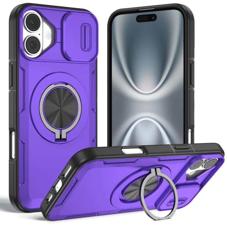 Camshield Rotation Holder MagSafe Phone Case, For iPhone 17e / 16e, For iPhone 17 Pro Max, For iPhone 17 Pro, For iPhone 17, For iPhone 16 Pro Max, For iPhone 16 Pro, For iPhone 16 Plus, For iPhone 16