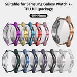 xDfind Tempered Film Integrated TPU Watch Cover, For Samsung Galaxy Watch7 44mm, For Samsung Galaxy Watch7 40mm