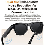 M02 Ultra 8MP Camera AI Smart Glasses Photochromic Lenses, with Black Charging Case, with Brown Charging Case