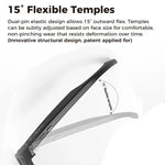 M02 Ultra 8MP Camera AI Smart Glasses Photochromic Lenses, with Black Charging Case, with Brown Charging Case