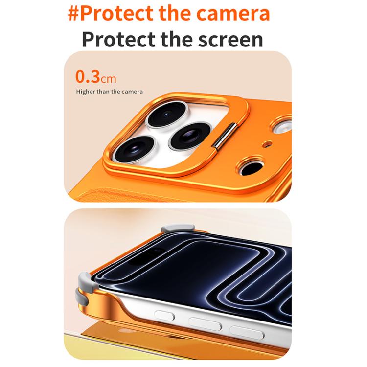 J TRIBE Metal Frameless Card Slot Lens Holder Phone Case, For iPhone 17 Pro Max, For iPhone 17 Pro, For iPhone 17, For iPhone Air, For iPhone 16 Pro Max, For iPhone 16 Pro, For iPhone 15 Pro Max, For iPhone 15 Pro