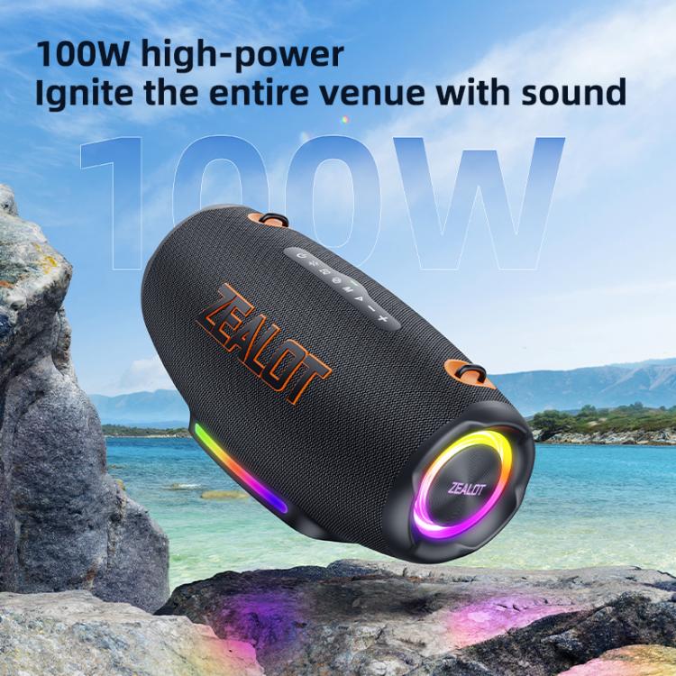 Zealot S127 100W Portable Outdoor Colorful Bluetooth Speaker