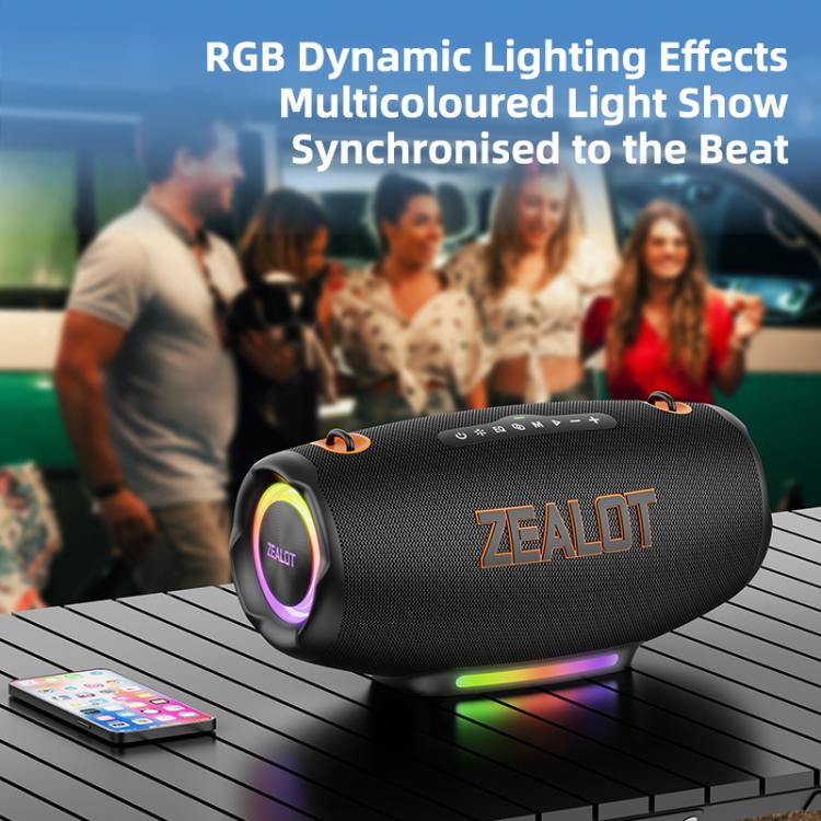 Zealot S127 100W Portable Outdoor Colorful Bluetooth Speaker