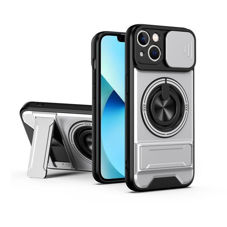 Lens Sliding Window Multifunctional Magnetic Shockproof Phone Case, For iPhone 13, For iPhone 12, For iPhone 12 Pro Max, For iPhone 12 Pro, For iPhone 11 Pro Max, For iPhone 11, For iPhone XS Max